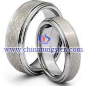 Faixas de casamento do tungstênio